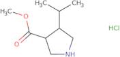 Trans (+/-) 4-isopropylpyrrolidine-3-carboxylic acid methyl ester hydrochloride