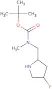 tert-Butyl (((2S,4S)-4-fluoropyrrolidin-2-yl)methyl)(methyl)carbamate