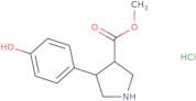 rac-Methyl (3R,4S)-4-(4-hydroxyphenyl)pyrrolidine-3-carboxylate hydrochloride