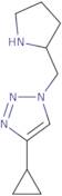 4-Cyclopropyl-1-{[(2S)-pyrrolidin-2-yl]methyl}-1H-1,2,3-triazole