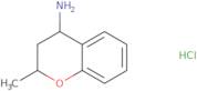 (2R,4S)-2-Methyl-3,4-dihydro-2H-1-benzopyran-4-amine hydrochloride