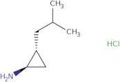 rac-(1R,2R)-2-(2-Methylpropyl)cyclopropan-1-amine hydrochloride