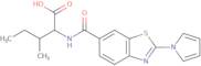 (2S,3R)-3-Methyl-2-{[2-(1H-pyrrol-1-yl)-1,3-benzothiazol-6-yl]formamido}pentanoic acid