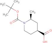 (2S,4S)-1-Boc-2-methylpiperidine-4-carboxylic acid