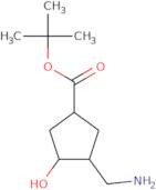 tert-Butyl (3R,4R)-3-(aminomethyl)-4-hydroxycyclopentane-1-carboxylate