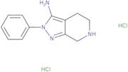 2-Phenyl-4,5,6,7-tetrahydro-2H-pyrazolo[3,4-c]pyridin-3-amine dihydrochloride