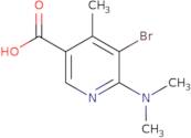 5-Bromo-6-(dimethylamino)-4-methylnicotinic acid