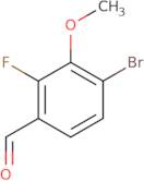 4-Bromo-2-fluoro-3-methoxybenzaldehyde