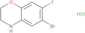 6-Bromo-7-fluoro-3,4-dihydro-2H-1,4-benzoxazine hydrochloride