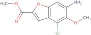 Methyl 6-amino-4-chloro-5-methoxybenzofuran-2-carboxylate