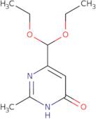 6-(diethoxymethyl)-2-methylpyrimidin-4-ol