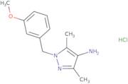 1-[(3-Methoxyphenyl)methyl]-3,5-dimethyl-1H-pyrazol-4-amine hydrochloride