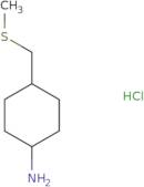 4-[(Methylsulfanyl)methyl]cyclohexan-1-amine hydrochloride