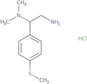 {2-Amino-1-[4-(methylsulfanyl)phenyl]ethyl}dimethylamine hydrochloride