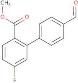 Methyl 4-fluoro-2-(4-formylphenyl)benzoate