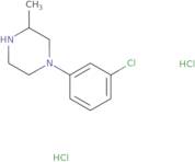 1-(3-Chlorophenyl)-3-methylpiperazine dihydrochloride