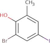 2-Bromo-4-iodo-6-methylphenol