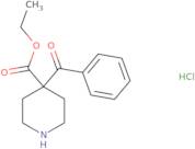 Ethyl 4-benzoylpiperidine-4-carboxylate hydrochloride