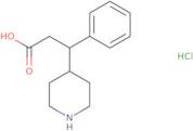 3-Phenyl-3-(piperidin-4-yl)propanoic acid hydrochloride