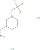 [1-(2,2,2-Trifluoroethyl)piperidin-3-yl]methanamine dihydrochloride