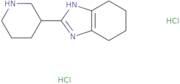 2-(Piperidin-3-yl)-4,5,6,7-tetrahydro-1H-1,3-benzodiazole dihydrochloride