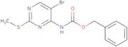 Benzyl N-[5-bromo-2-(methylsulfanyl)pyrimidin-4-yl]carbamate