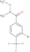 3-Bromo-N-methoxy-N-methyl-4-(trifluoromethyl)benzamide