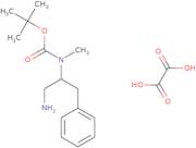 Oxalic acid, tert-butyl N-(1-amino-3-phenylpropan-2-yl)-N-methylcarbamate