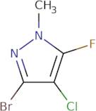 3-Bromo-4-chloro-5-fluoro-1-methyl-1H-pyrazole