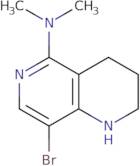 8-Bromo-N,N-dimethyl-1,2,3,4-tetrahydro-1,6-naphthyridin-5-amine