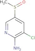 3-Chloro-5-methanesulfinylpyridin-2-amine