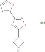 5-(Azetidin-3-yl)-3-(furan-2-yl)-1,2,4-oxadiazole hydrochloride