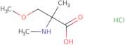 3-Methoxy-2-methyl-2-(methylamino)propanoic acid hydrochloride