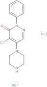 4-Chloro-2-phenyl-5-(piperazin-1-yl)-2,3-dihydropyridazin-3-one dihydrochloride