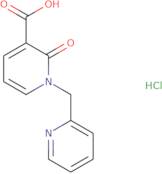 2-Oxo-1-(pyridin-2-ylmethyl)-1,2-dihydropyridine-3-carboxylic acid hydrochloride