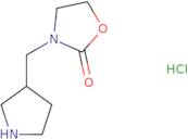 3-(Pyrrolidin-3-ylmethyl)-1,3-oxazolidin-2-one hydrochloride