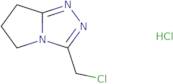 3-(Chloromethyl)-6,7-dihydro-5H-pyrrolo[2,1-c][1,2,4]triazole hydrochloride