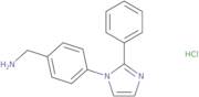 [4-(2-Phenyl-1H-imidazol-1-yl)phenyl]methanamine hydrochloride