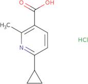 6-Cyclopropyl-2-methylpyridine-3-carboxylic acid hydrochloride