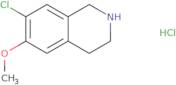 7-Chloro-6-methoxy-1,2,3,4-tetrahydroisoquinoline hydrochloride