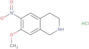 7-Methoxy-6-nitro-1,2,3,4-tetrahydroisoquinoline hydrochloride