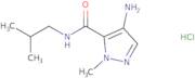 4-Amino-1-methyl-N-(2-methylpropyl)-1H-pyrazole-5-carboxamide hydrochloride