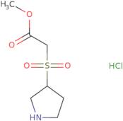 Methyl 2-(pyrrolidine-3-sulfonyl)acetate hydrochloride