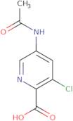 5-Acetamido-3-chloropyridine-2-carboxylic acid