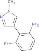 3-Bromo-2-(1-methylpyrazol-4-yl)aniline