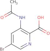 5-Bromo-3-acetamidopyridine-2-carboxylic acid