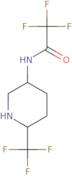 2,2,2-Trifluoro-N-[6-(trifluoromethyl)piperidin-3-yl]acetamide