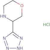 3-(1H-1,2,3,4-Tetrazol-5-yl)morpholine hydrochloride