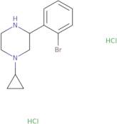 3-(2-Bromophenyl)-1-cyclopropylpiperazine dihydrochloride