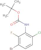 3-Bromo-6-chloro-2-fluoroaniline, N-Boc protected